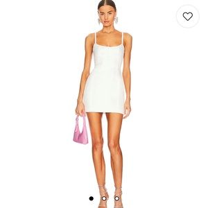 White Bridal Mini Dress